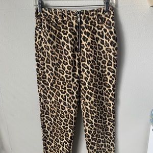 Leopard print pants